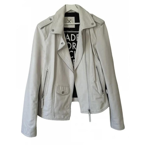 Women Mulberry Jacket White 38 / M / 46
