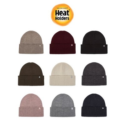 Herren Damen Turnover Mütze gerippt 1er Pack Einheitsgröße warm Wärmeträger Lite-Ashwood
