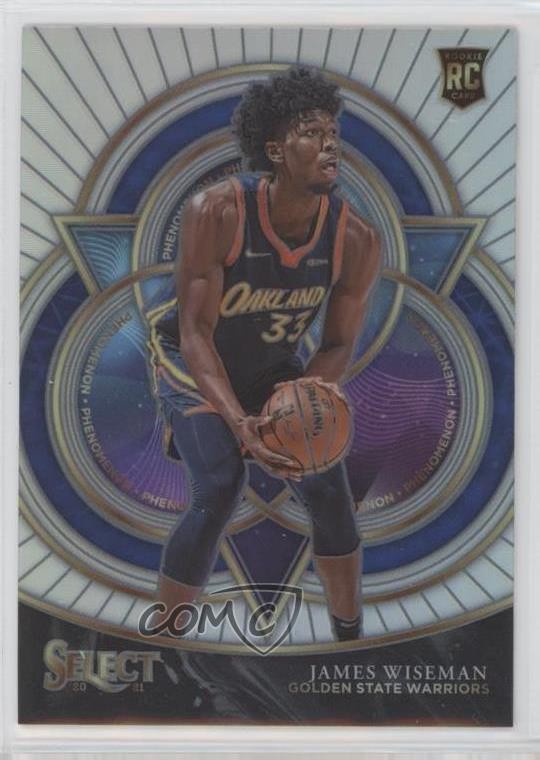 2020-21 Panini Select Phenomenon Silver Prizm James Wiseman #3 02ez