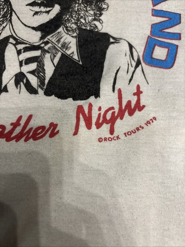 The Ian Hunter Band US Tour T Shirt 1979 Rock Tour Original Rare - Picture 3 of 20