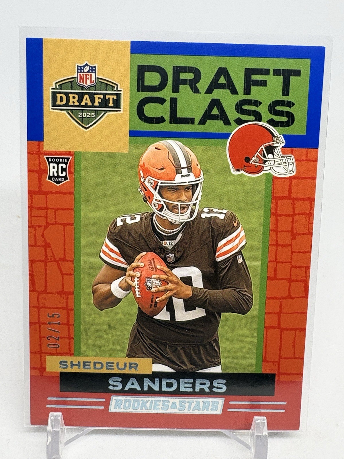 2025 Panini Rookies & Stars  Shedeur Sanders Draft Class Blue 2/15  (G229)