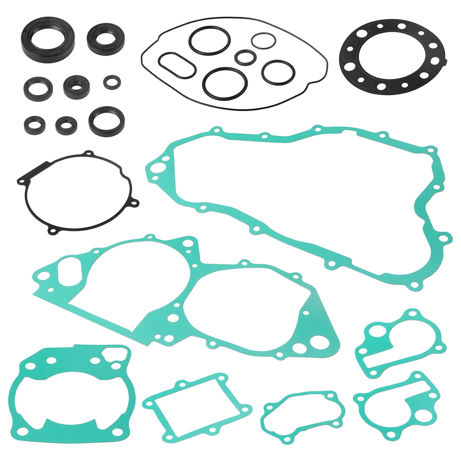 Complete Gasket Oil Seal Kit Top & Bottom End Engine for Honda CR250R 1992-2001