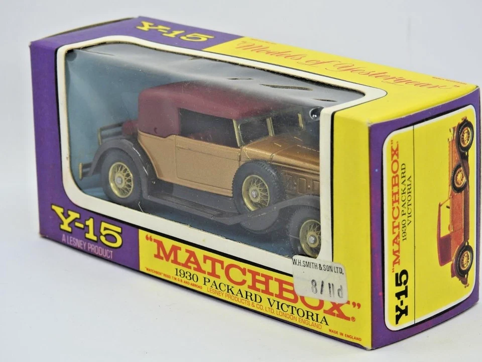 LESNEY MATCHBOX 1969 BOXED MODELS OF YESTERYEAR 1930 PACKARD VICTORIA Y15-2 MINT - Image 3 of 4