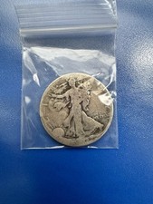 1918 Liberty Walking Silver Half Dollar, 50C, United States of America Coin