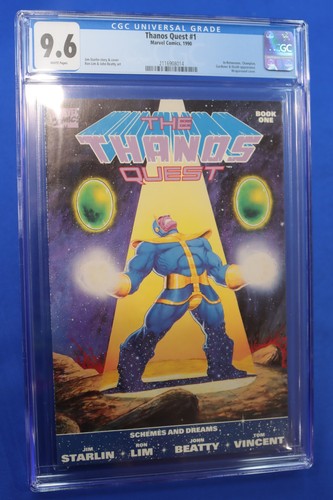 CGC 9.6 Thanos Quest #1 1990 Marvel Comics Jim Starlin Infinity Gauntlet Prelude