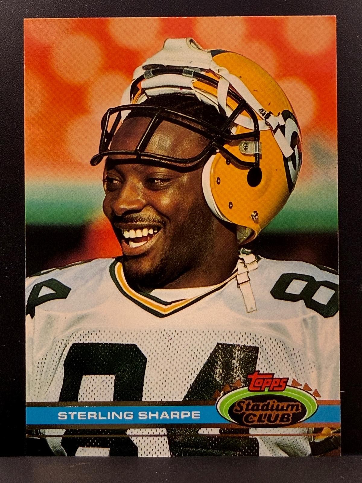 1991 Stadium Club #79 Sterling Sharpe Super Bowl XXVI
