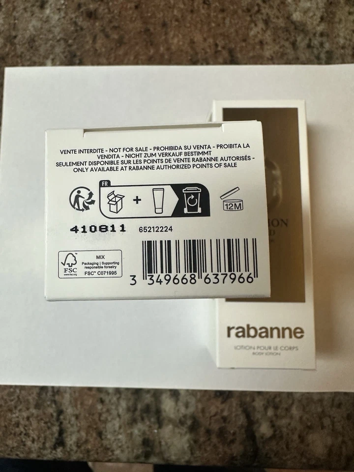 Loción corporal Paco Rabanne Million Gold For Her Le Pour Le Corps 3,4 oz Foto 2 de 4