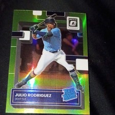 Panini Donruss Optic Rated Rookie Lime Green Prizm Julio Rodriguez Seattle #97