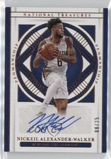 2020 National Treasures Penmanship Bronze 8/25 Nickeil Alexander-Walker Auto 8em