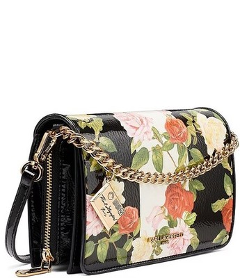 KARL LAGERFELD PARIS Lourdes Floral Crossbody Bag