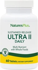NaturesPlus Ultra II Daily - 60 Tablets - Multivitamin with Whole Foods