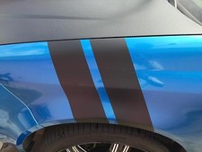 Autocollant universel Fender Hash Mark Racing Stripes carrosserie 22" x 9" 