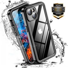 Waterproof Case For iPhone 15 14 13 12 Pro Max Full Cover with Screen Protector