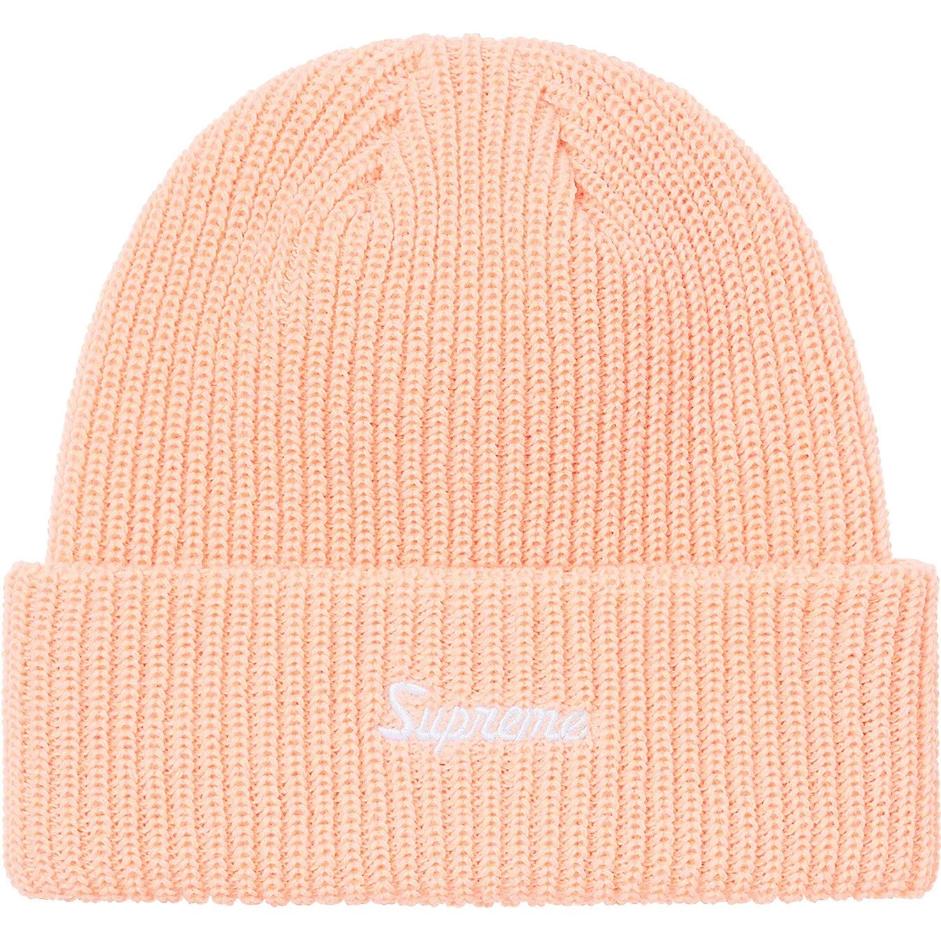 Supreme Loose Gauge Beanie beige SS21