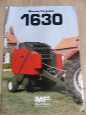 Catalogue,Brochure,Prospectus Agricole Tracteurs Massey-Ferguson 1630