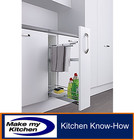 150mm Base Towel Pull Out Kessebohmer Classic Chrome Soft Close