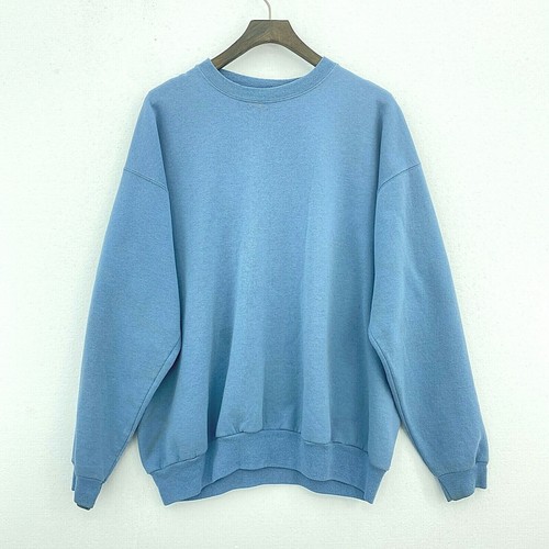 Vintage Blue Crewneck Sweatshirt Size L 