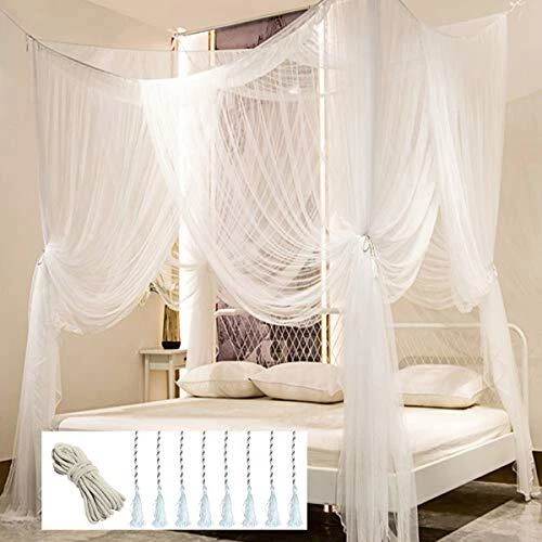 Four corner post bed cheap canopy