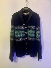 TOKYO LAUNDRY, Fair Isle Style-Wool Blend-Warm Chunky-Shawl Neck-Cardigan. M VGC
