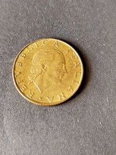 PIÈCE 200 LIRES ITALIE 1987 TÊTE DE FEMME