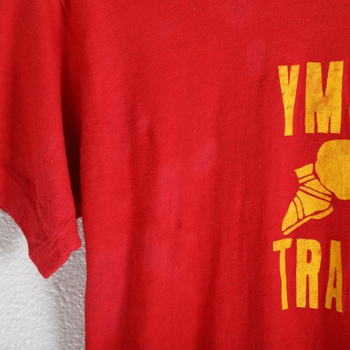 Vintage 60s Russell Athletic Southern Co YMCA Winged Foot Track T-Shirt Size M - Picture 4 of 7