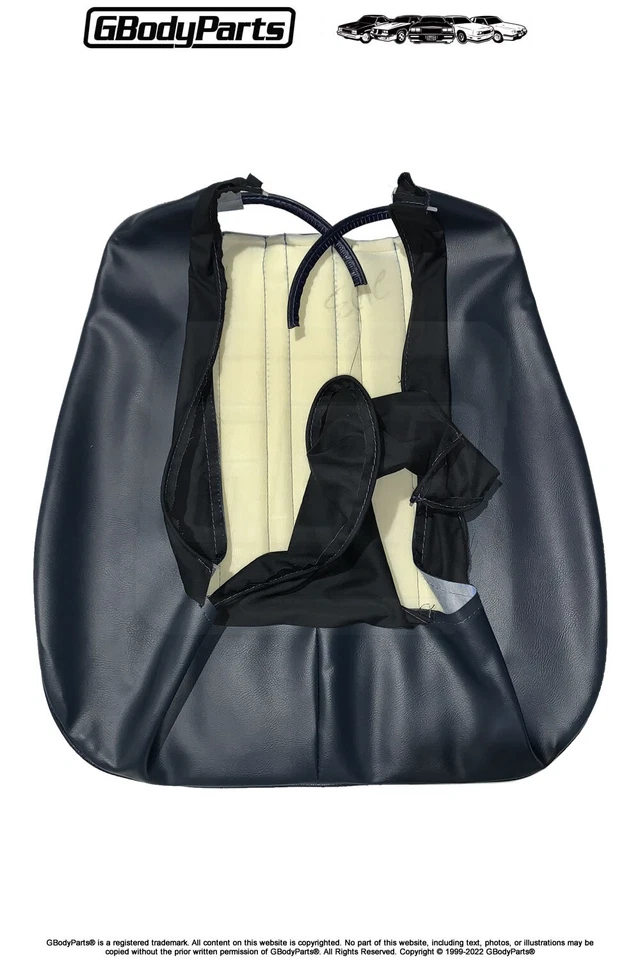 Juego de fundas de tapicería de asiento de cubo Cutlass Supreme 442 81-85 AZUL OSCURO Foto 3 de 4