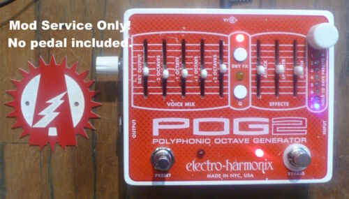 Upgrade Modify Your Electro-Harmonix Pog 2 Octave Guitar Effects Pedal - Picture 1 of 5