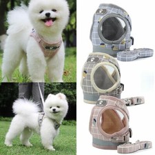 Small Medium Pet Dog Puppy Harness Breathable Mesh Leash Set Vest Chest Strap