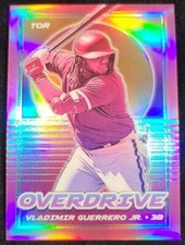 Vladimir Guerrero Jr 2021 Panini Chronicles PINK PRIZM #/50 OVERDRIVE Blue Jays