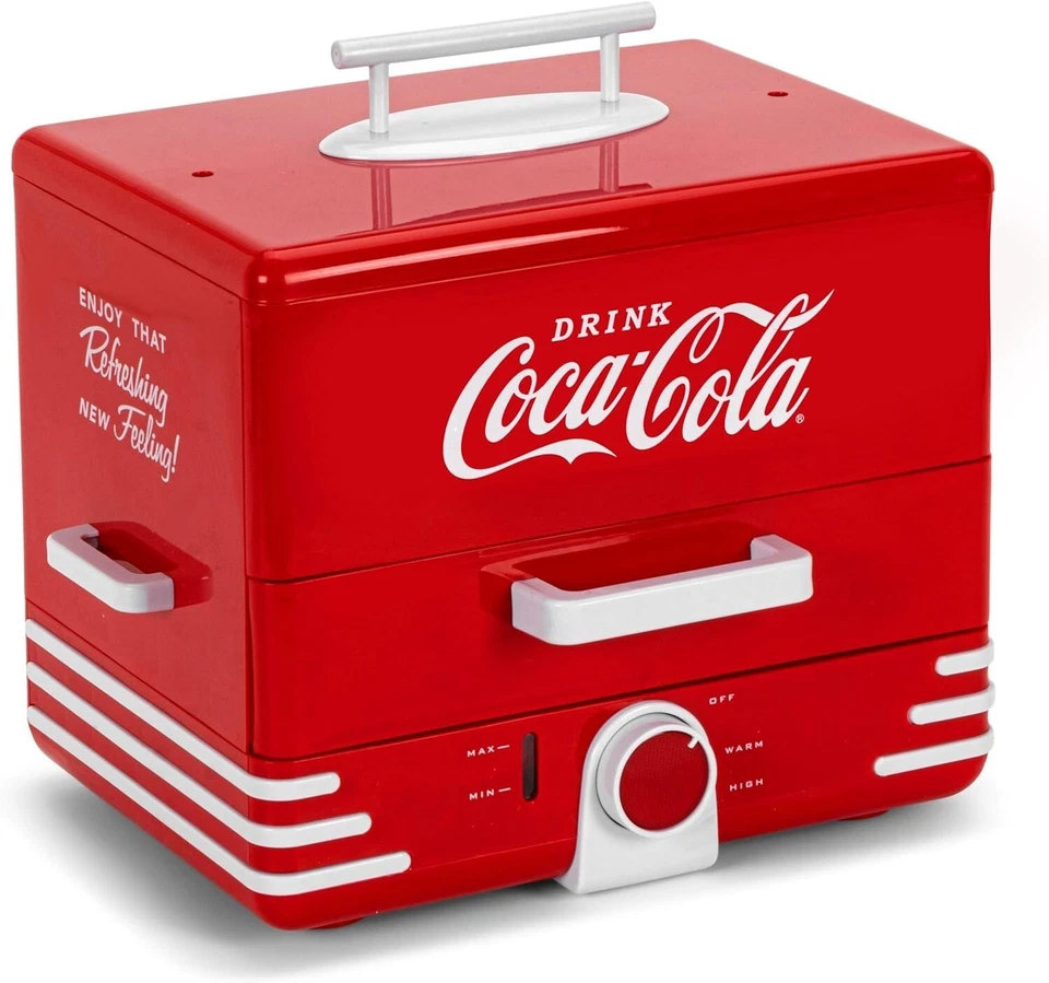 Coca-Cola Hot Dog Machine SHD-80CC Electric Sausage Steamer and Bread Bun Warmer - image 2 of 4