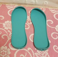 Mahabis Teal Replacement Soles Size 38 European; Size 7 US, NIP