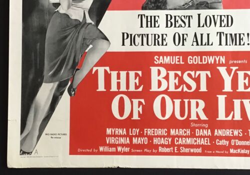 Best Years of Our Lives R54•Original Movie Poster Half Sheet 22x28 - Picture 2 of 5