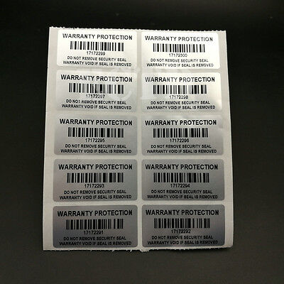 400 Tamper Proof Stickers Warranty Void Tamper Evident Hologram Labels 20 x 10mm