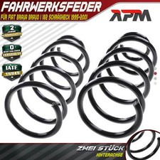 2x Federn Fahrwerksfeder Hinterachse für Fiat Brava Bravo I 182 Schrägheck 95-01