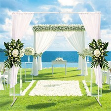Anti-rust Metal Wedding Backdrop Stand Heavy Duty Arch Frame Stage Party Props