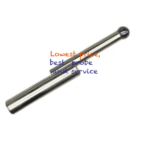 For TESA Height Gage Cylindrical Pin Probe Insert 6mm Shank 1.5mm Carbide Tip