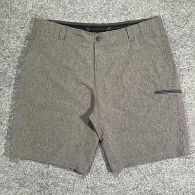 ZeroXposur Travel Series Men's Size 38 Shorts Gray Stretch Activewear