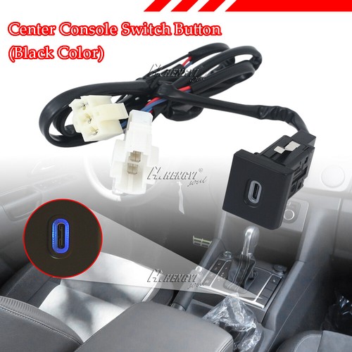 For Amarok MK1 2010-2016 Console Control Switch Button USB-C PD CHARGER Blue - Picture 2 of 3
