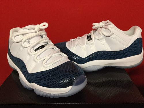 Air Jordan XI Low Blue SNAKESKIN RETRO 