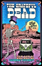 Grateful Dead Concert Poster - 12" x 18"  Color Poster