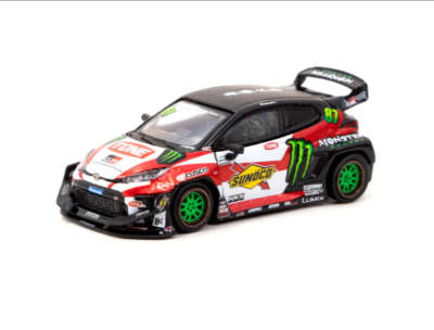 Tarmac Works 1:64 Toyota Yaris #87 MONSTER-PANDEM DRIFT Diecast