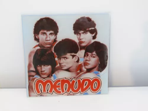 Vintage Carnival/Fair/Game/Prize 6" Glass Mirror Menudo Music