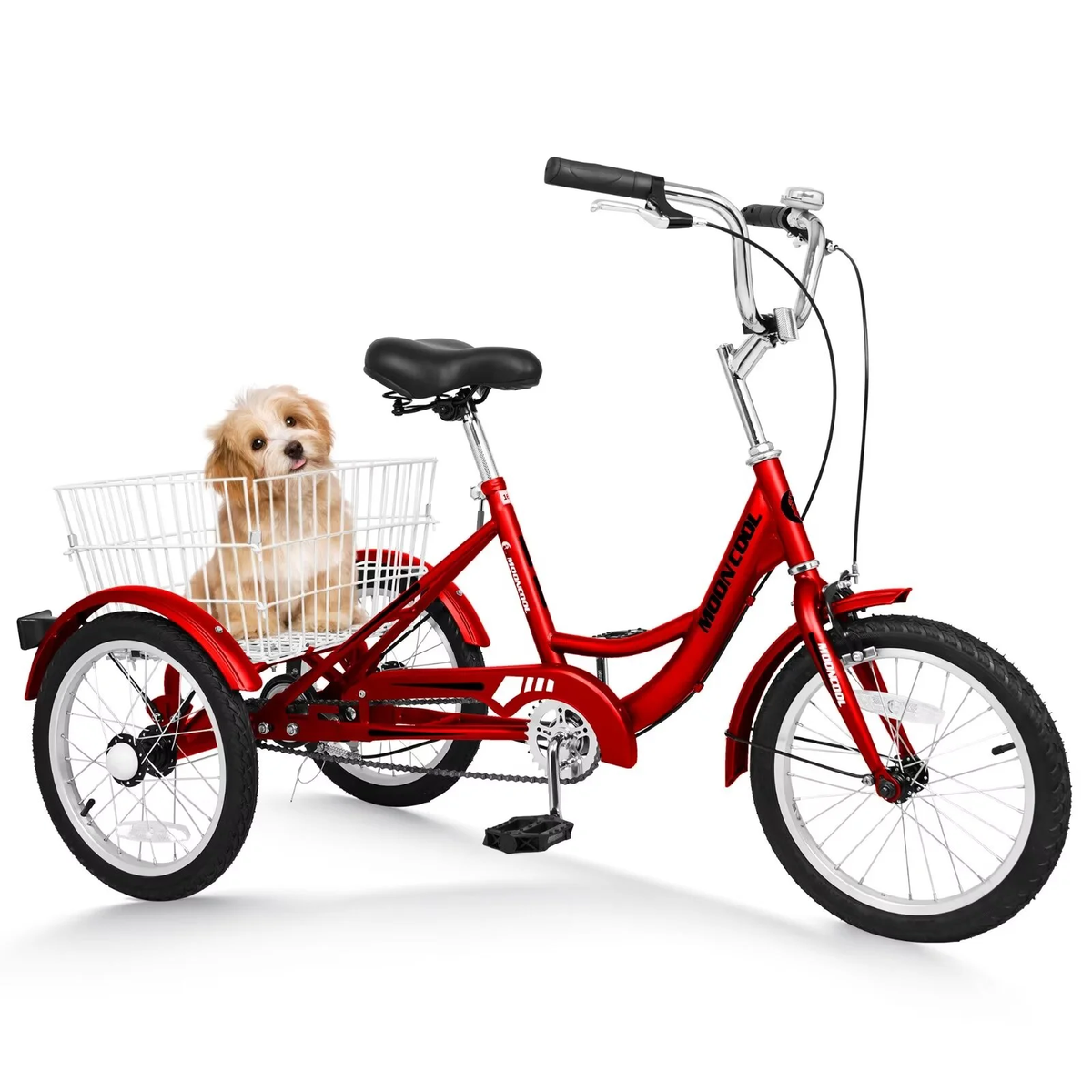 MOONCOOL 16 inch Trike Kids Tricycle Kids Trike Cruiser Bike Single Speed  Bike