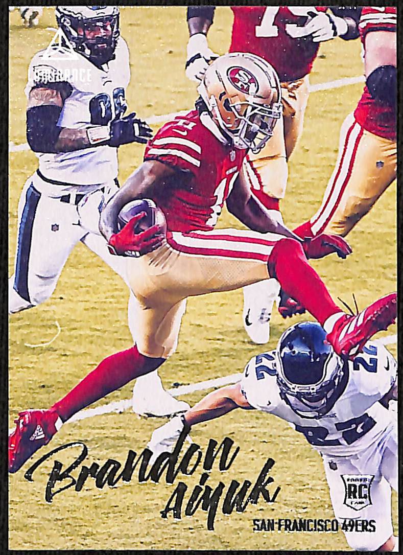 2020 Panini Chronicles Luminance Update Rookies Brandon Aiyuk #219 49ers