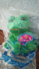 Avon Full O Beans March Birthstone Simulated Aquamarine Tad the Frog 1999