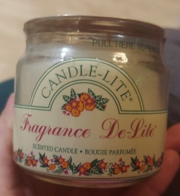 Fragrance De-Lite Jar Candle PEACH 4oz Candle-Lite Company