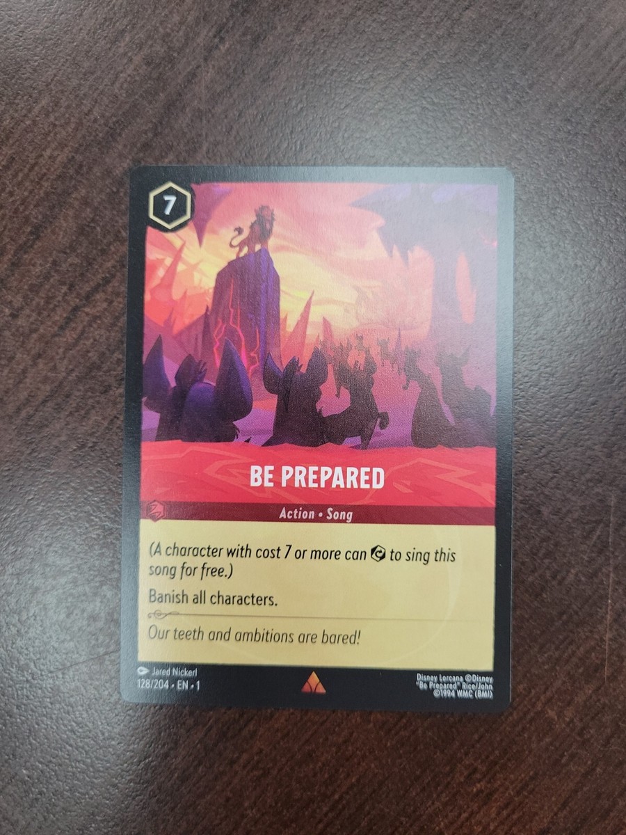 lorcana be prepared card Amazon.com: Ravensburger Disney Lorcana TCG Deck Box featuring Mulan -  Soldier in Training by Michael Cookie Niewiadomy | Securely Store 80  Sleeved Cards main image 0