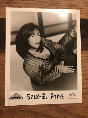 Vintage  Sylk-E Fyne Female Rap Artist 8x10 Press Photo #2