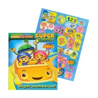 Team Umizoomi Jumbo Coloring Book With Stickers (144 Pages) Free Shipping Team Umizoomi Jumbo Coloring Book With Stickers (144 Pages) Free Shipping