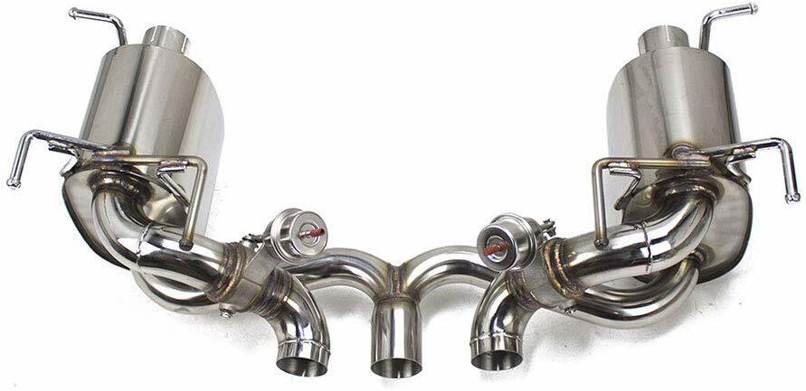 Valve-Controlled Stainless Steel Cat-Back Exhaust System For Ferrari 458 2010-15